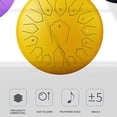 thumbnail image 6 of Buddha Stones Mini Steel Tongue Drum, 3 Inch Sound Healing Drum Kit,Mini Handpan Drum, 6 Note Worry Free Drum, Worry-Free Drum, Handpan Drum, 6 of 7