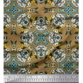 thumbnail image 1 of Soimoi Cotton Poplin Fabric Tiles Moroccan Print Fabric by The Yard 56 Inch Wide, 1 of 1