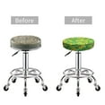 thumbnail image 5 of Wukai St. Patrick's day Bar Chair Covers,Barstool Covers Round, Stretch Round Bar Stool Covers,Washable Stool Cushion Slipcovers for 11-14 inch-14 inch, 5 of 7
