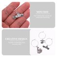 thumbnail image 4 of 6pcs Exquisite Delicate Wine Glass Rings Traffic Series Wine Markers for Banquet, 4 of 6