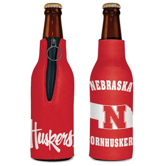 Wincraft 3208524717 NCAA Nebraska Cornhuskers Bottle Cooler