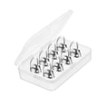 thumbnail image 4 of MERIGLARE 8 Pcs Médiators de Guitare Médiators en Métal Médiators Ajustables pour Pouce Ensemble de Médiators pour Pouce Argent, 4 of 9
