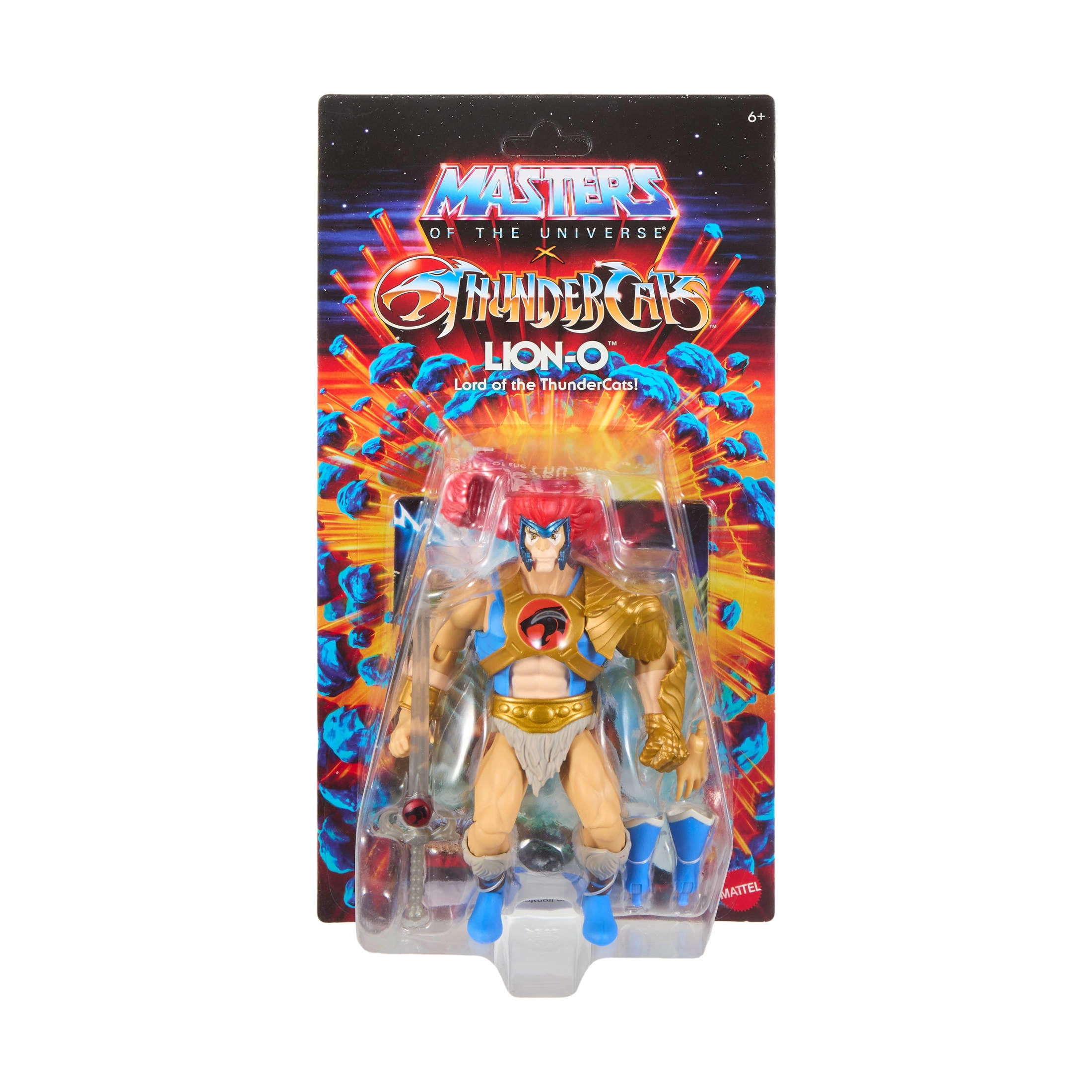 Masters of the Universe Origins & ThunderCats Lion O Action Figure, 1980s Posable Crossover Toy