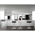 thumbnail image 2 of TOV Furniture Seville 25" Adjustable Contemporary Fabric Barstool in Gray, 2 of 10