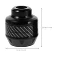 thumbnail image 2 of WHAMVOX 2Pcs Motorcycle Front Fork Covers Crash Protection Fork Frame Sliders Aluminum Alloy Black, 2 of 8