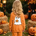thumbnail image 6 of Child Girls Halloween Shirt for 7t 8t Long Sleeve Tops for Girls Funny Print Shirts Casual Cute Crewneck Tops Toddler Youth Girls Fall Winter Clothes Size 7-8 Years, 6 of 9