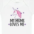 thumbnail image 4 of Inktastic My Meme Loves Me Girl Unicorn Girls Baby Bodysuit, 4 of 5