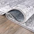 thumbnail image 5 of World Rug Gallery Distressed Abstract Gray 2' x 3' Door Mat, 5 of 7