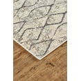 thumbnail image 2 of Feizy Kano Transitional Diamond, Ivory/Gray/Taupe, 1'6" x 1'6" Swatch Easy Care Stain Resistant Fade Resistant Global Distressed Design Carpet for Living Dining Bed Room, 2 of 7