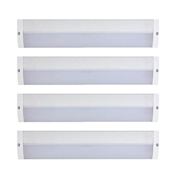 Sylvania Osram Lightify 18 Convertible Under Cabinet Led Light White 4 Pack Walmart Com Walmart Com