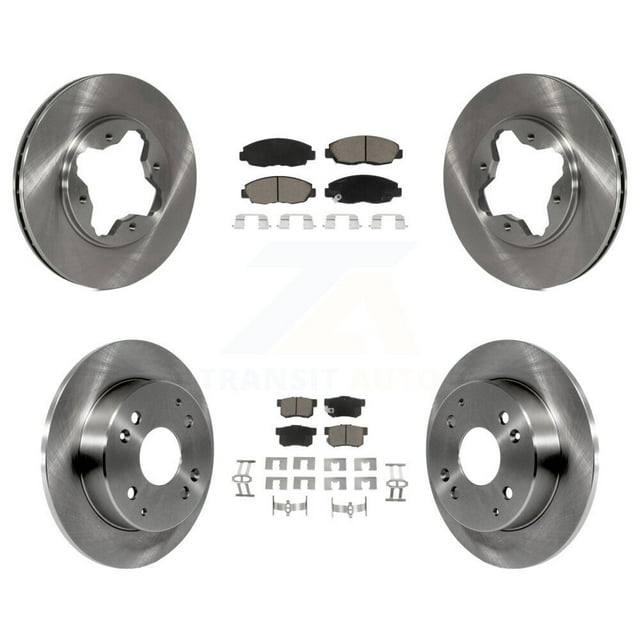 CMX Front Rear Disc Brake Rotors and Ceramic Pads Kit for Car Honda Accord Acura CL K8C-100904