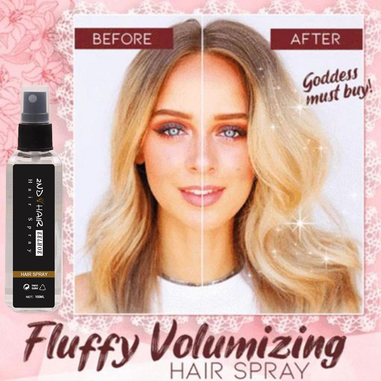 100ml Spray Women Effective Styling Hair Hair Fluff Men Spray Volume y Hair Care 100ml Spray Women Effective Styling Hair Hair Fluff Men Spray Volume y Hair Care
