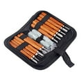 thumbnail image 4 of TEHAUX 14-Pcs Wood Sculpting Tools Set for Beginners and DIY Enthusiasts in Brown Color, 4 of 8
