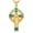 E, variant on St. Michael Necklace for Men, 14K Gold Plated Abalone Cross Gift