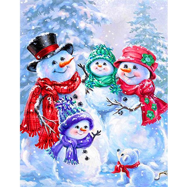 Cuadros Decorativos Santa Claus 5D bricolaje ronda completa taladro Rhinestone diamante pintura (B2411) Wdftyju embutido en tela