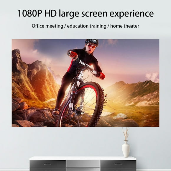 pitrice 72inch Projector Screen Rectangular Foldable Wall-mounted Rectangular Foldable Replacement 16:9 Home Bedroom Projecting Screens Part