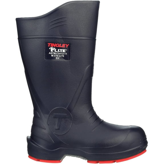 Tingley Flite 26256 Composite Safety Toe Knee Boot With Chevron-Plus Outsole, Mens 11 / Womens 13, Blue/Red CA2