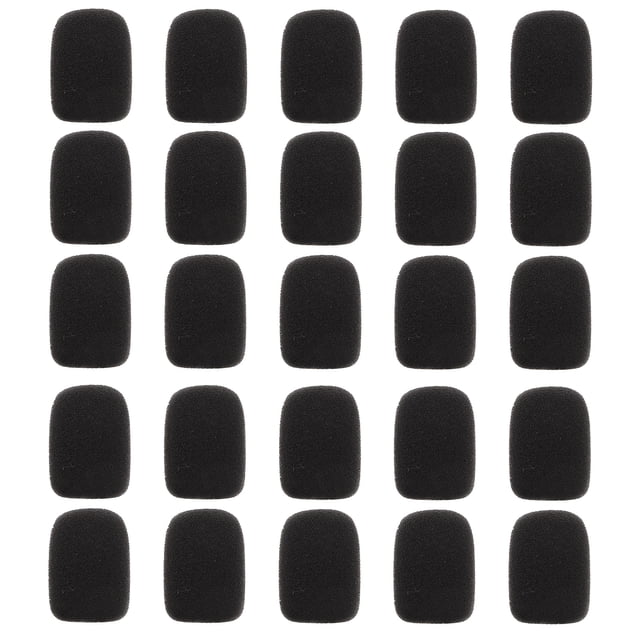 MasteelfCA 25 Pcs Protecteurs de Micro à Clipser en Éponge pour Microphone Professionnel