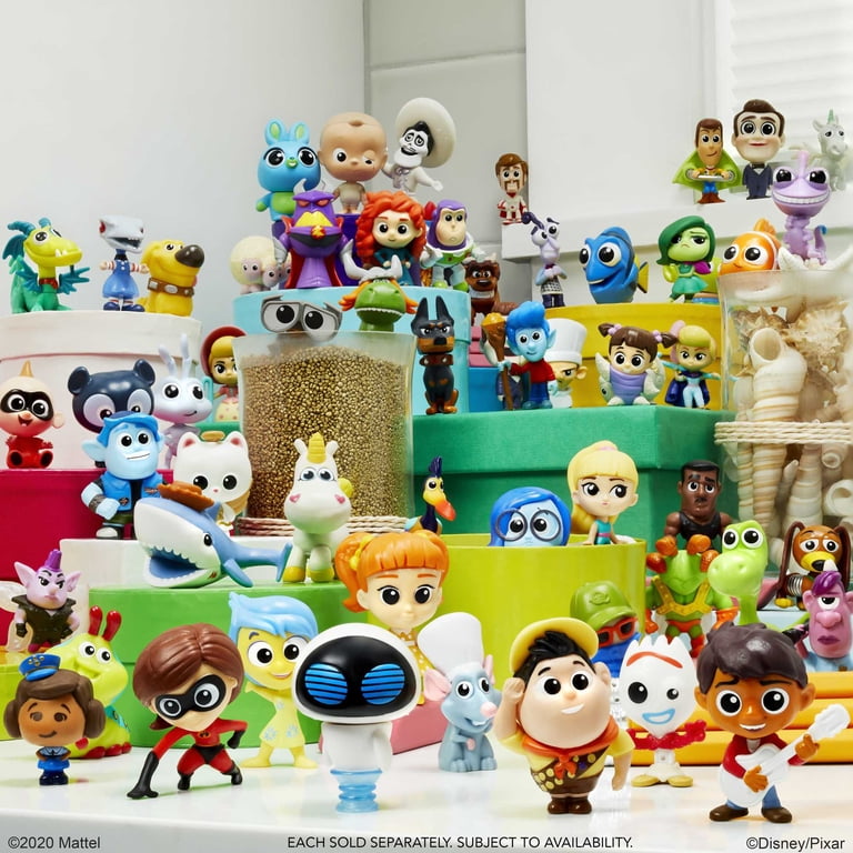 Mattel Pixar Mini Figures, Collectible Disney Characters, Toy