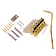 thumbnail image 3 of Greeniant Conjunto de puente de trémolo, accesorio Musical, 6 cuerdas, sillín individual, bajo de Metal, pieza trasera decorativa, profesional para Accesorios para instrumentos musicales Greeniant OD023537-00, 3 of 6