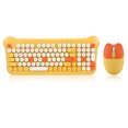 thumbnail image 1 of Juego de teclado y ratón inalámbricos Candy Macron Girl's, bonito teclado de colores combinados para ordenador portátil de oficina comercial, 1 of 4