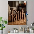 thumbnail image 4 of Qisvanset Faith Art Canvas Wall Art 15.75x11.81 Inches, 4 of 8