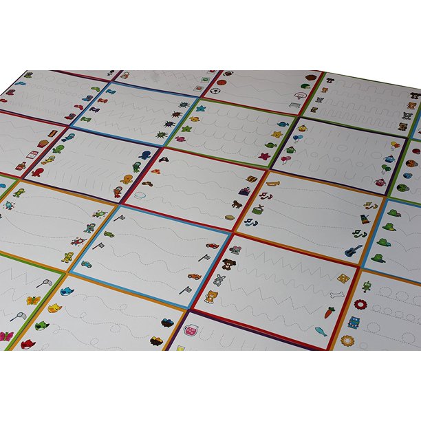 Dry Erase & Wipe Off PreHandwriting Tracing Activity Pages Set of