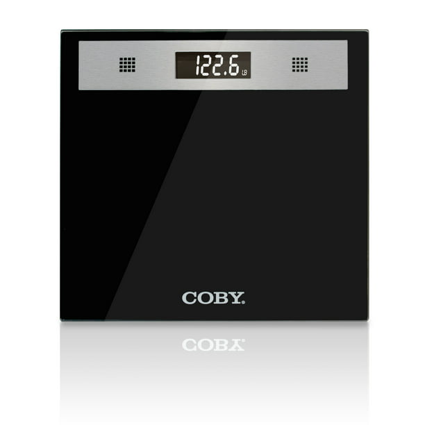 Coby Talking Digital Glass Body Weight Bathroom Scale with