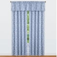 thumbnail image 3 of Collections Etc Floral Scrolling Vine Pattern Rod Pocket Top Window Drapes, 3 of 4
