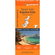 Maps/Regional (Michelin): Michelin Spain: East, Valencia Murcia Map 577 (Edition 11) (Sheet map, folded)