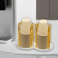 thumbnail image 1 of Organizador de Almacenamiento de Tapas de Tazas Macarena Dispensador de Café Doble Oro, 1 of 8