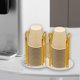 thumbnail image 1 of Organizador de Almacenamiento de Tapas de Tazas Macarena Dispensador de Café Doble Oro, 1 of 8