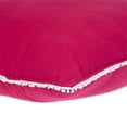 thumbnail image 6 of Parkland Collection Transitional Solid Pink Square 20" x 20" Pillow, 6 of 8