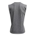 thumbnail image 4 of BRDFRL Henley Tank Top Men Summer Casual Sleeveless V Neck Button Up Muscle T Shirts with Pocket Beach Vacation Tops for Men Gray XL, 4 of 4
