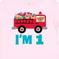 thumbnail image 4 of Inktastic 1st Birthday Fire Truck Boys or Girls Baby T-Shirt, 4 of 5