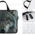 thumbnail image 3 of JRXY Wolf Blue Eyes Diving Fabric Laptop Carrying Bag Sleeve for MacBook Lenovo Dell HP Asus Acer Chromebook Surface Pro Ultrabook Notebook 13-15 Inch 13inch, 3 of 5