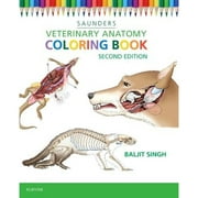 Pre-Owned Veterinary Anatomy Coloring Book (Paperback 9781455776849) by Baljit Singh