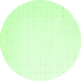 thumbnail image 1 of Ahgly Company Indoor Round Solid Green Modern Area Rugs, 4' Round, 1 of 1