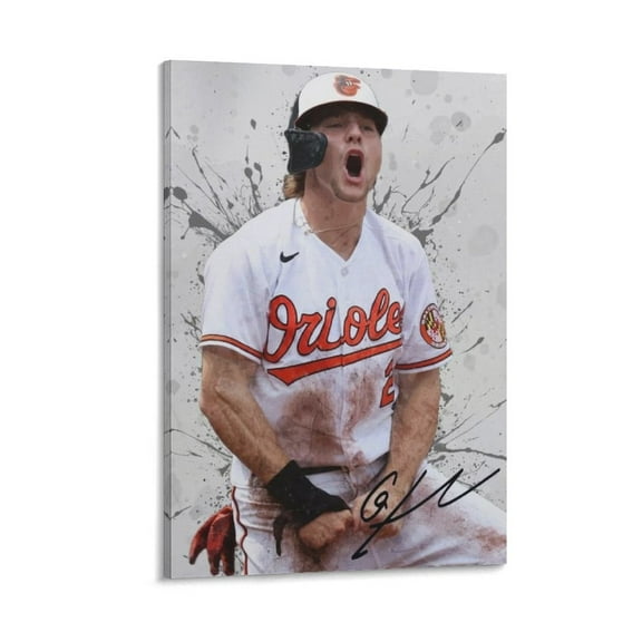 Gunnar Henderson Canvas Poster Artworks Canvas Poster Room Aesthetic Wall Art Prints Home Modern Decor Gifts 16x24inch(40x60cm)