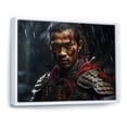 thumbnail image 2 of Designart "Samurai Warrior in Japanese Art Portrait II" Japanese Floater Framed Wall Art Print, 2 of 7