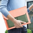 thumbnail image 6 of Big Savings! Leather File Bag, Thickened Document Folder, Waterproof Computer Bag, Public Document Organizer, Business Travel Folder with Buckle Deals of The Day Clearance!, 6 of 6
