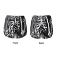 thumbnail image 3 of KLL Gothic Skull Floral Art Pattern Shorts Women,Athletic Shorts High Waisted Running Shorts Pocket Sporty Short Gym Elastic Workout Shorts-X-Large, 3 of 7
