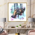 thumbnail image 2 of Designart 'Bright Colorful Trendy Woman Fashion Shoes' Modern Framed Canvas Wall Art Print, 2 of 5