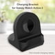 thumbnail image 1 of Soporte de cargador de reloj inteligente de silicona para Samsung Galaxy Watch Active 2 (negro), 1 of 9