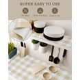 thumbnail image 4 of Shelf Liner for Kitchen Cabinets Non-Adhesive Drawer Liners Non-Slip Strong Grip Cabinet Thickened Paper Shelves Dresser Cupboard Tool Box Pantry Bathroom Drawers Beige 11.8In x 10FT, 4 of 4