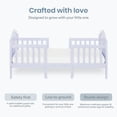 thumbnail image 3 of Dream On Me Rose 3-in-1 Convertible Toddler Bed, Greenguard Gold and JPMA Certified, Lavender Ice, 3 of 7