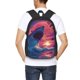 thumbnail image 4 of Easygdp Hawaiian Island Beach Shark Mochila de Gran Capacidad Minimalista Ideal para Escuela, Viajes y Uso Diario, 4 of 6