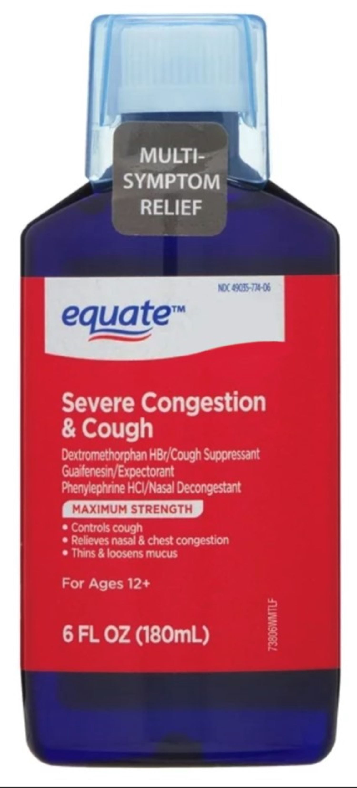 Delsym Adult 12 hour Cough Relief Medicine, Powerful Cough Relief