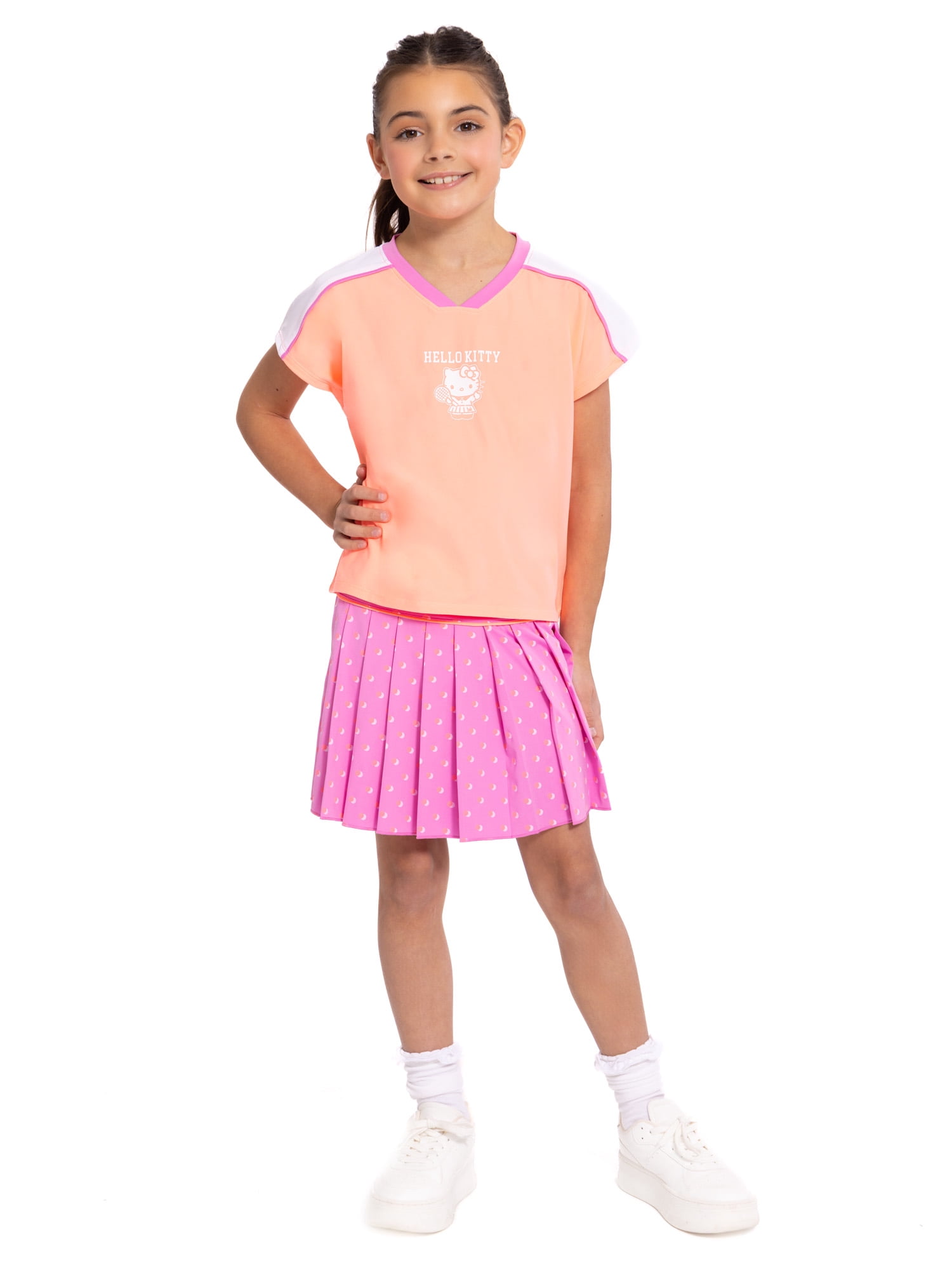 Hello Kitty Girls Active Pleated Skort, Sizes 4-12