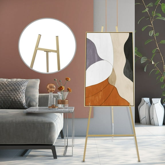 Wedding Easel Stand Drawing Poster Display Adjustable Angle Height 2X Large Gold